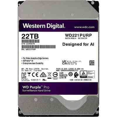 Жесткий диск 3.5" 22TB WD (WD221PURP) Винница