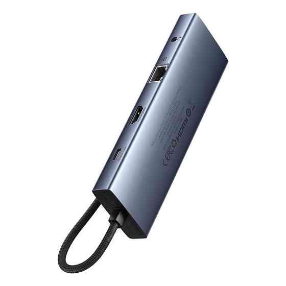 USB-хаб Baseus UltraJoy Series 10-Port HUB Docking Station Space Grey（Type-C to HDMI4K@60Hz*1+VGA*1+USB Одеса