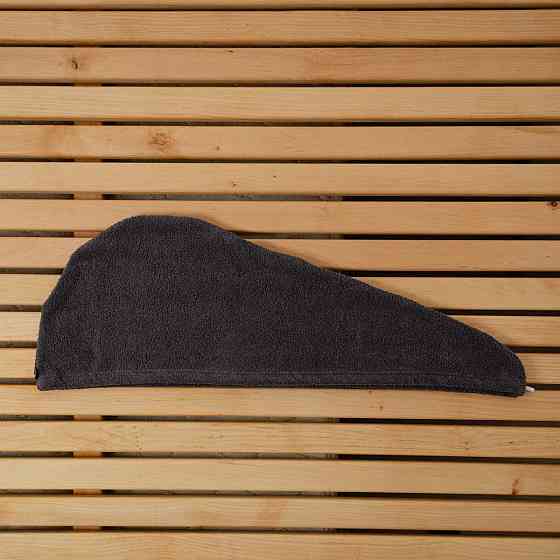 Полотенце для волос тюрбан махровое YouStar 75х26 см 100% Хлопок 400г/м2 (Серый) Сумы