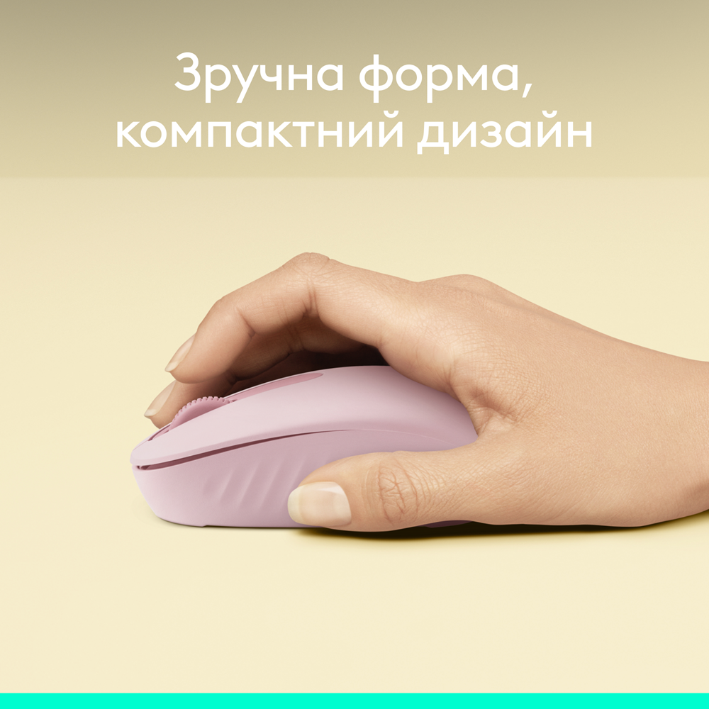 Миша Logitech M196 Bluetooth Rose (L910-007461) (7031697) Київ - фото 2