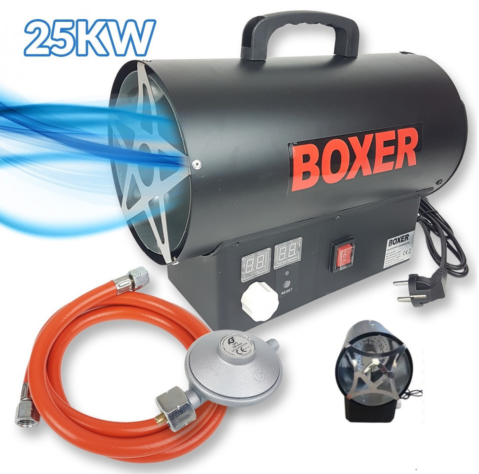 BX-347 Газовый обогреватель 25 кВт с шлангом и редуктором для строительства и больших помещений Одесса - изображение 3