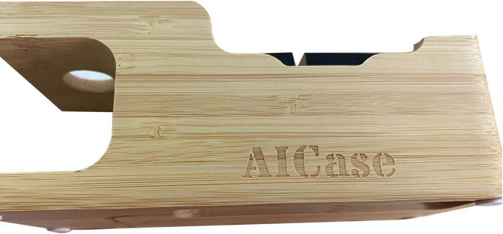 USB зарядная станция из бамбукового дерева AICase 3 порта USB концентратор 3.0 для iPhone и для Apple Watch Днепр - изображение 7