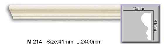 Молдинг гладкий полиуретановый Harmony M 214 Днепр