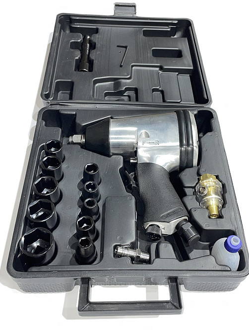 Гайковерт пневматичний у валізі + набір 14 од. Мукачево - фото 1