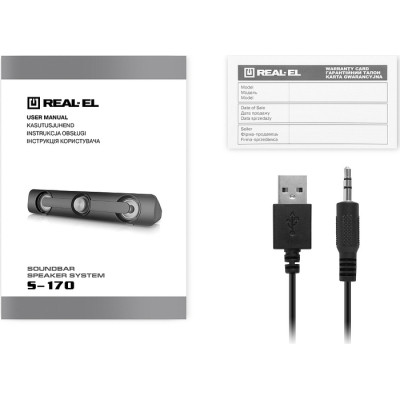 Акустическая система REAL-EL S-170 6Вт Black (EL121100013) Винница - изображение 8