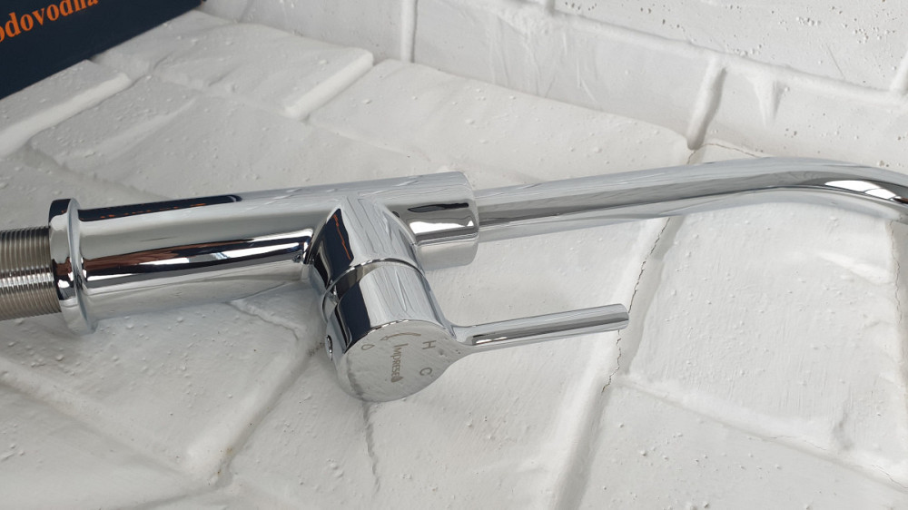 Змішувач для кухні з підключенням питної води IMPRESE PIVOT WD f03408501WD Київ - фото 5