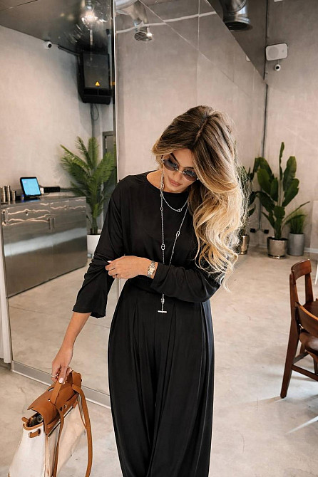 Женский стильный вязаный костюм двойка плотная турецкая вискоза Одесса - изображение 2