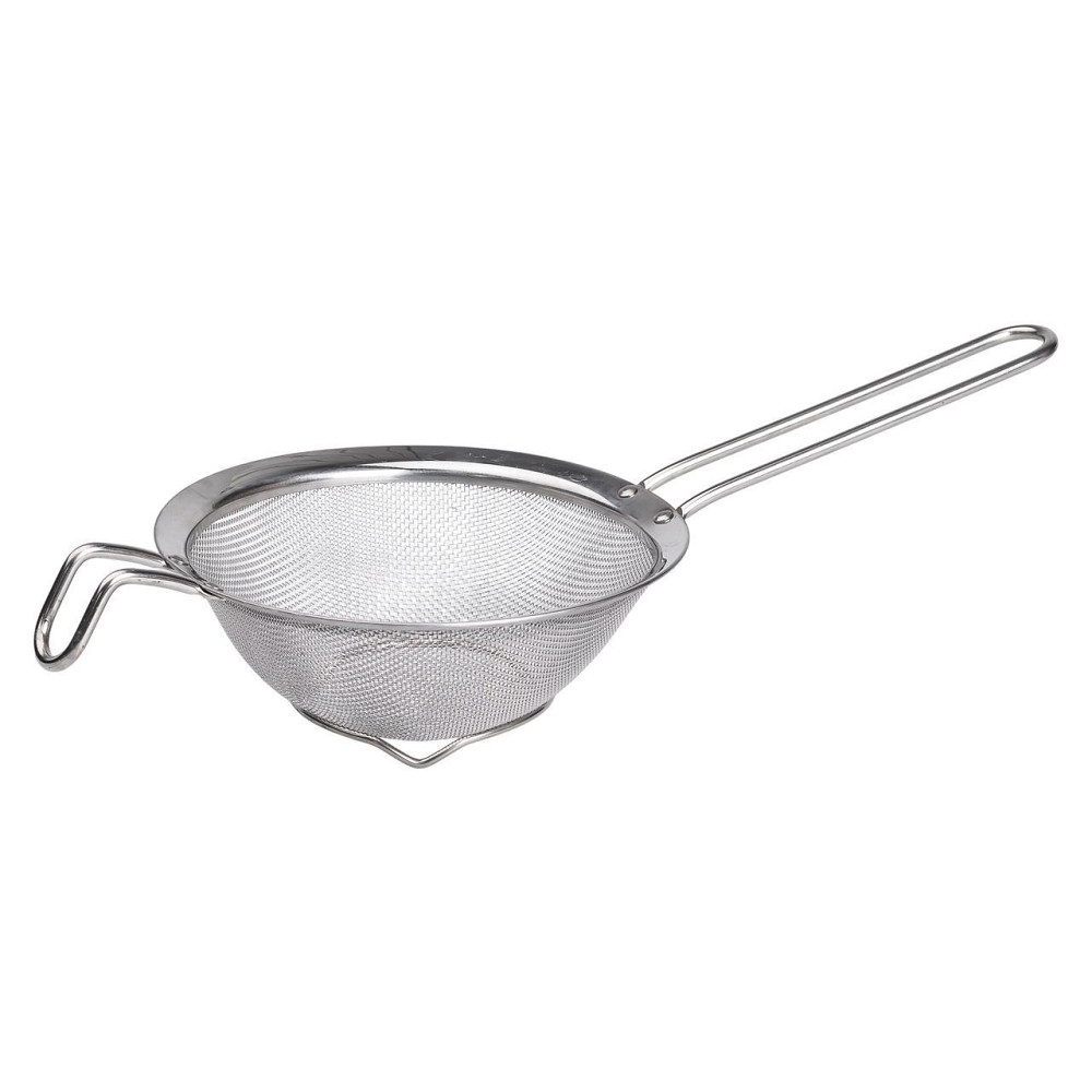 Дуршлаг-сито с ручкой 16 см мелкоячеистая сетка из нержавеющей стали HP-19-1-16CM Киев - изображение 4