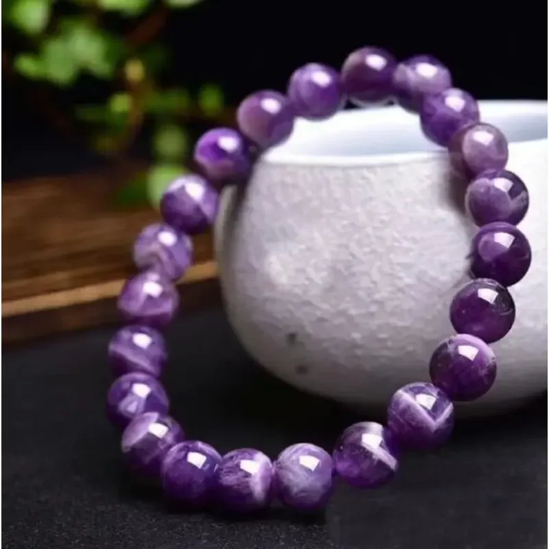 Браслет из аметиста, бусины 8 мм – натуральный камень Киев - изображение 1