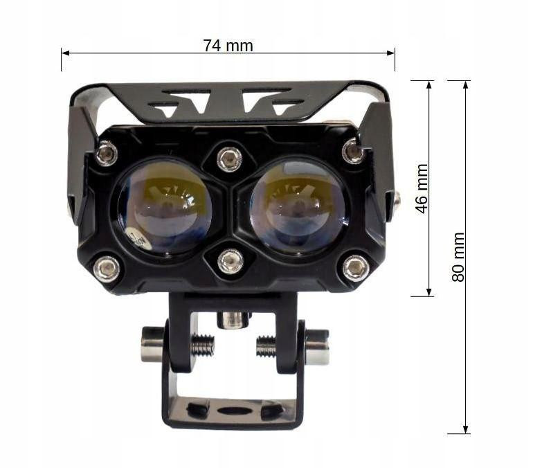 Комплект універсальних світлодіодних протитуманних фар Sanvi S002 Харків - фото 2