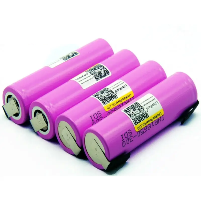 Аккумулятор высокотоковый LiitoKala Li-ion 18650 3000mAh 3,7V (INR18650-30Q) 20A Сиреневый Винница - изображение 5