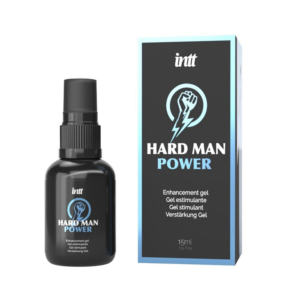 Стимулирующий гель для эрекции Intt Hard Man Power (15 мл), экстракт гингко билоба, таурин Sex Aura Киев - изображение 1