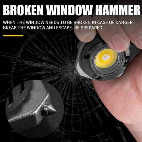 Фонарь для кемпинга W5143-COB, Белый, Жёлтый, Красный, multitool, Li-Ion, магнит, карабин Днепр