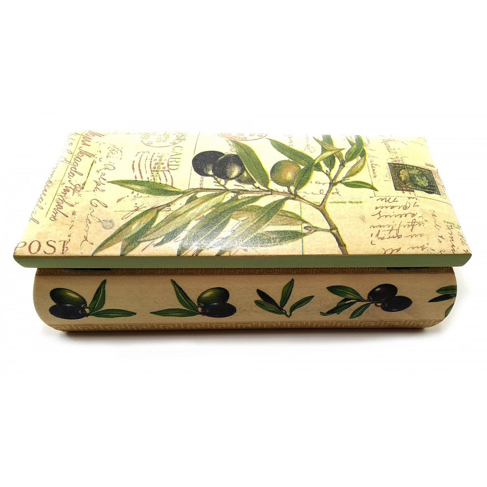 Скринька декор з дерева Оливки Київ - фото 1