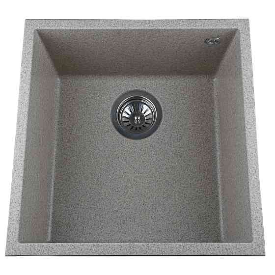 Гранітна мийка Globus Lux AMMER мигдаль 440 х 440 мм Київ