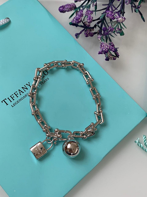 Стильный браслет цепь Тиффани Tiffany под серебро. Есть упаковка Тиффани, идеально на подарок! Одесса - изображение 1
