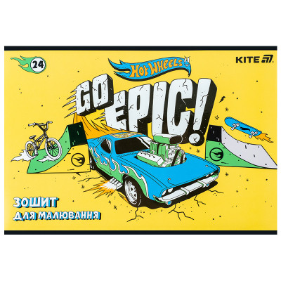 Альбом для малювання Kite Hot Wheels, 24 аркуша (HW25-242) Вінниця - фото 9