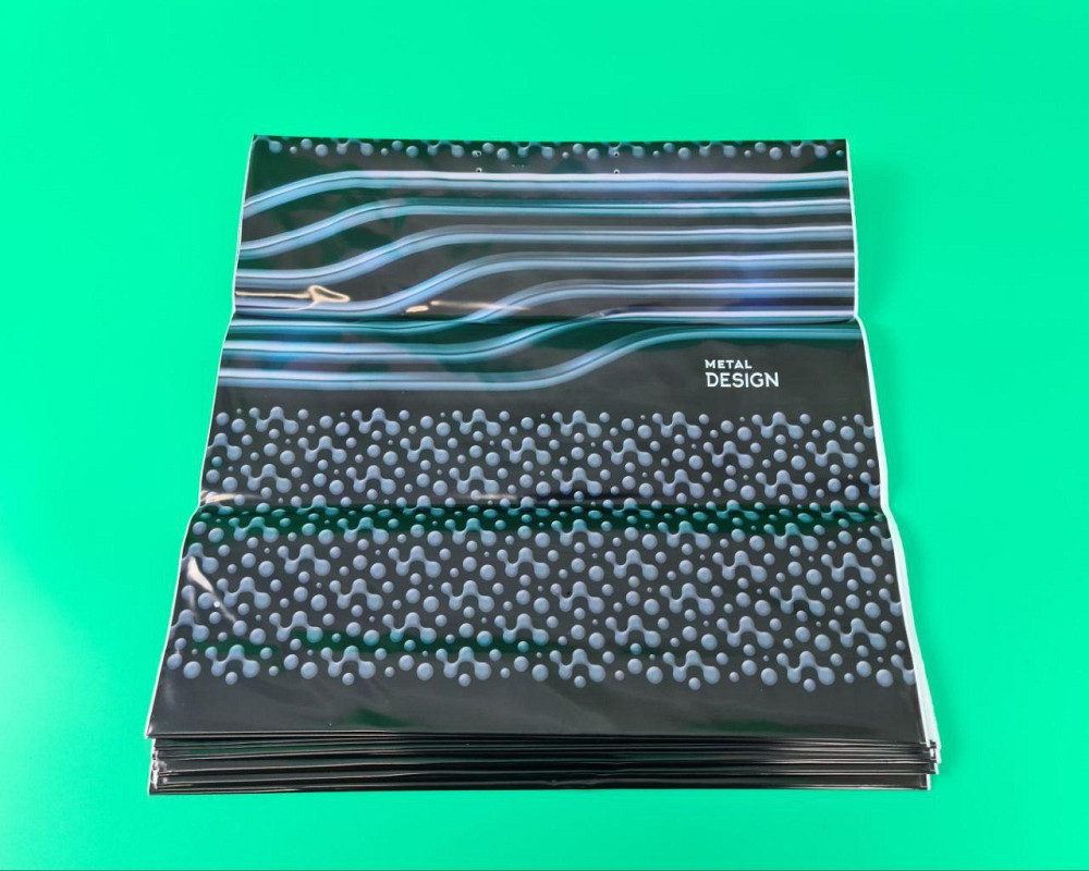 Поліетиленовий пакет із пластиковою ручкою "Метал" без ручки (10 шт.) Харків - фото 2