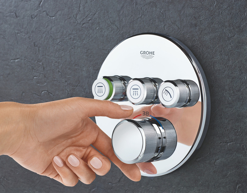 Термостат прихованого монтажу на 3 споживача Grohe Grohtherm SmartControl   ( 29121000 ) 22578 Харків - фото 7