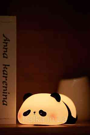 Силіконовий бездротовий нічник "Панда лежача" Київ
