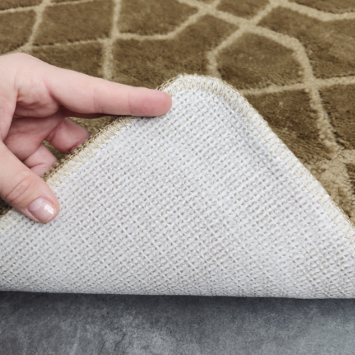 Набір килимків для ванної 2шт 60*100см+50*60см U-виріз Геометрія Standard бежевий поліпропілен Дариана Житомир - фото 5