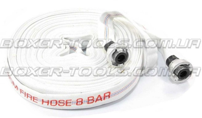 BX-803 Пожежний Рукав Ø 2.54 см 1”дюйм – 20 Мтр. 8, Бар. - з Муфтою C-Storz Київ - фото 3
