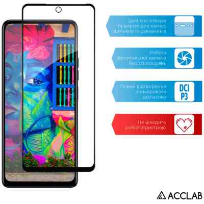 Стекло защитное ACCLAB Full Glue Tecno Spark 10 Pro (1283126580567) Винница
