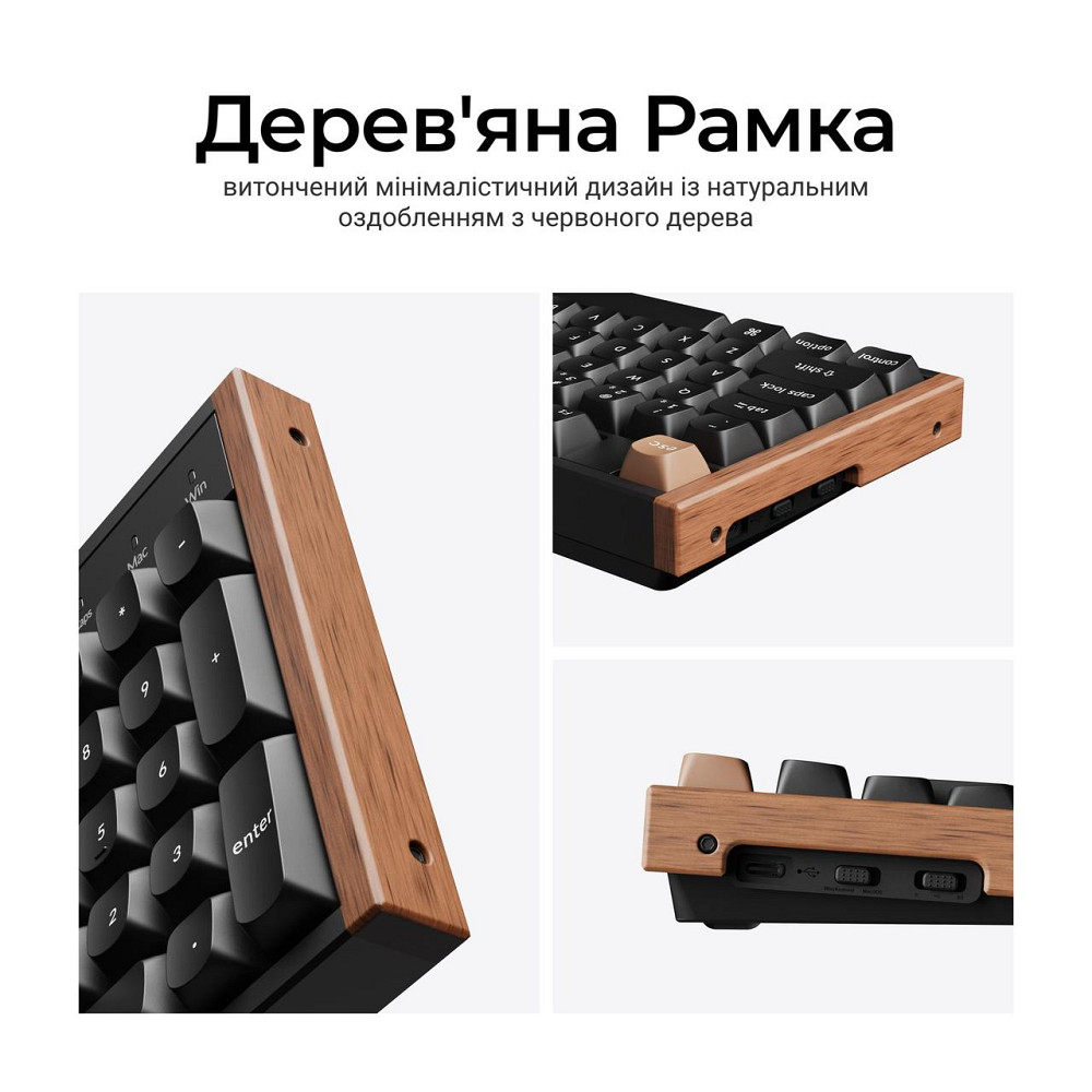 Клавіатура бездротова Keychron K10 HE Magnetic Switch Black RGB (K10H-F1-UA) ( 25833 ) Харьков - изображение 13