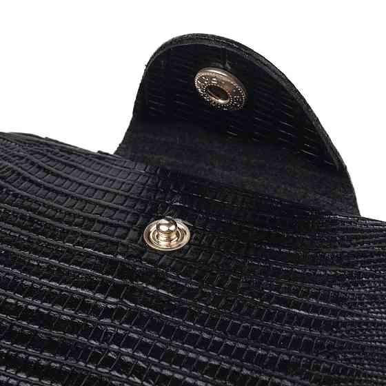 Портмоне для мужчин в два сложения из натуральной фактурной кожи CANPELLINI 21575 Черное Киев