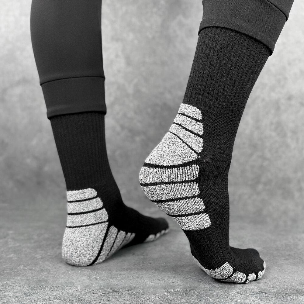 Чорні шкарпетки для чоловіків спортивні Pobedov Blank Київ - фото 3