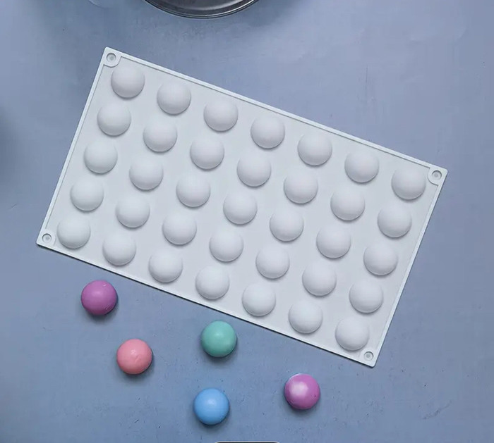 Форма для полусфер Empire, 35 шт, силиконовая, 30×17 см, для духовки и морозильника Одесса - изображение 1