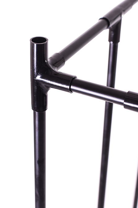 Металева стійка - тримач (контейнер) для сміттєвих пакетів для сухого та об'ємного сміття на колесах Бориспіль - фото 3