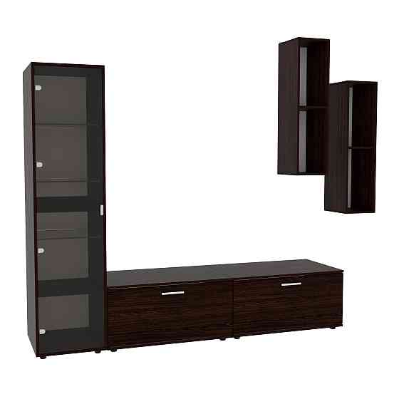 Стенка в гостиную Hugo-2, Венге Магия, 2060х520х1700 Львов