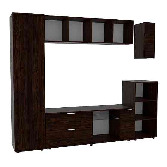 Стенка в гостиную Ketrin-1, Венге Магия, 2240х425х1880 Львов