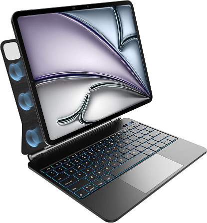 Б/У Чехол клавиатура Nimin для iPad Air 13 2024 и iPad Pro 12.9 iPad Pro 6/5/4/3 поколения 2022 2021 Днепр - изображение 1