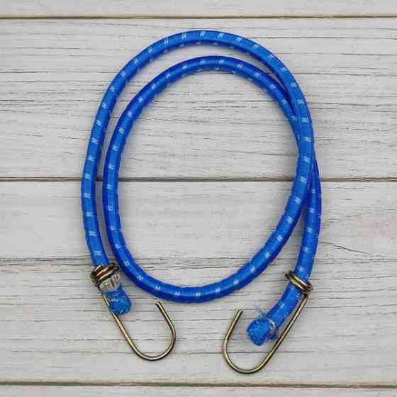 Резинка багажна 1м товста d12мм з посиленими гачками Харків