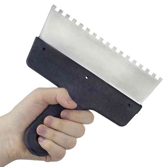 Шпатель зубчатый (нержавеющий) 200мм 6×6 GRAD (8321345) Киев