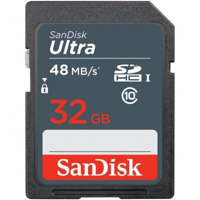 Карта памяти SanDisk 32GB SDHC class 10 UHS-I Ultra Lite (SDSDUNR-032G-GN3IN) Винница - изображение 1