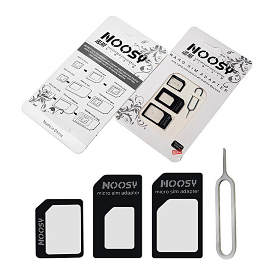 Набір адаптерів Nano Micro Sim 3в1 перехідник для iPhone 4 5 + скрепка Київ - фото 4