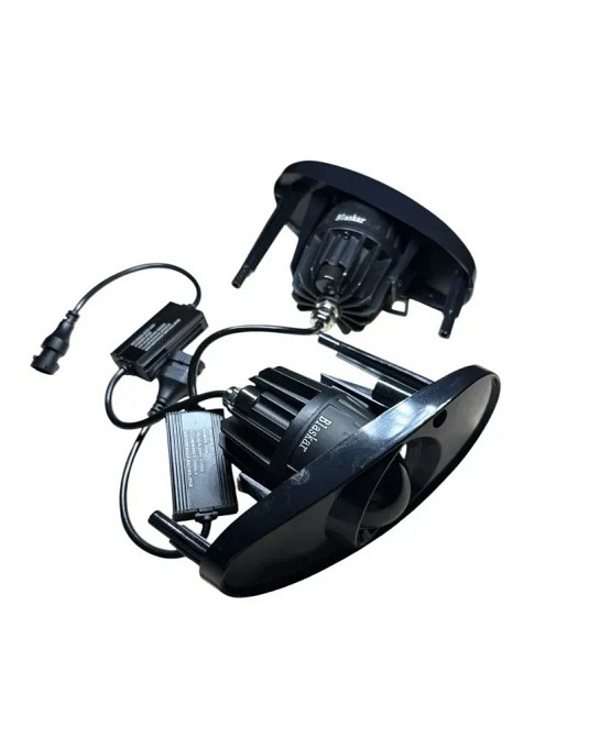 Комплект протитуманних LED фар BL Daewoo Lanos лінза біло/жовтий колір 6000K 80W 12V ПТФ FOG Харків - фото 5