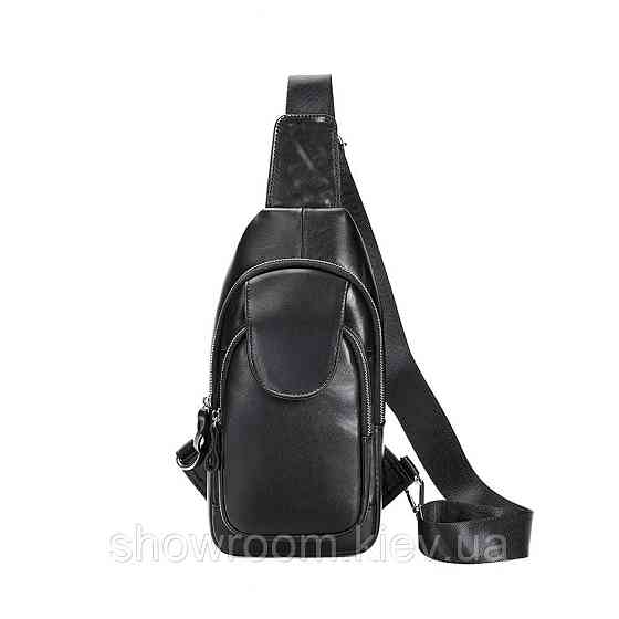 Кожаная сумка на грудь, слинг, бананка Leather Collection (9138) Киев