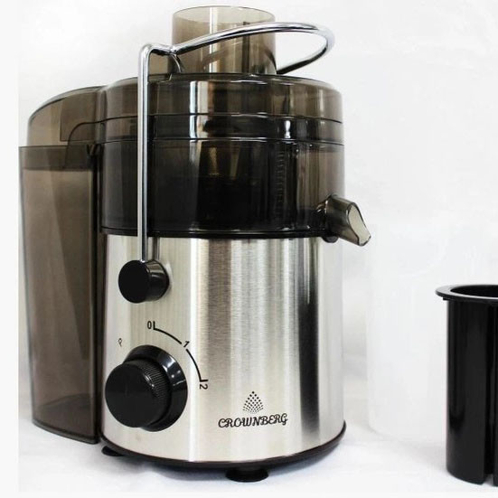 Соковитискач Crownberg CB-3402 електричний відцентровий для обробки цілих фруктів 600Вт NK-24 Івано-Франківськ - фото 4