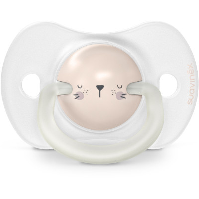 Пустушка Suavinex фізіологочна, 2 шт. 0-6 місяців, нічна/кролик (308214) Вінниця - фото 3