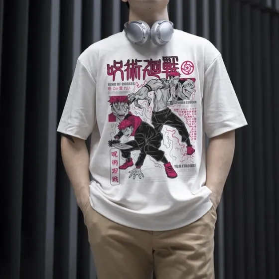 Футболка для підлітка хлопчика з принтом Магическая Битва Сукуна 6 WE Розмір 160 Anime10726 Дніпро