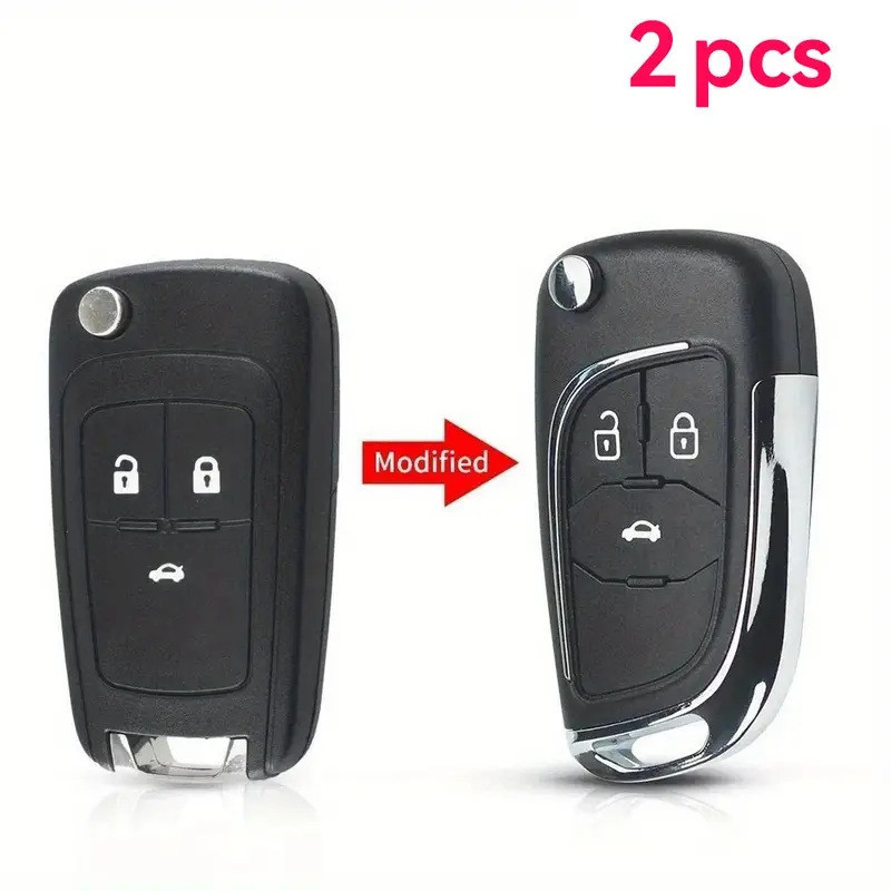 Выкидной ключ Opel Corsa E, корпус под чип, 2 кнопки DKT0269, HU100, новый корпус автоключа Киев - изображение 6