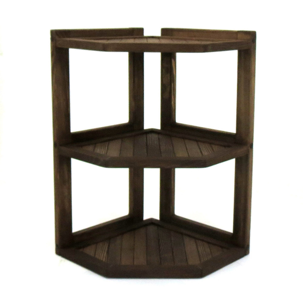 Угловая настенная полка 