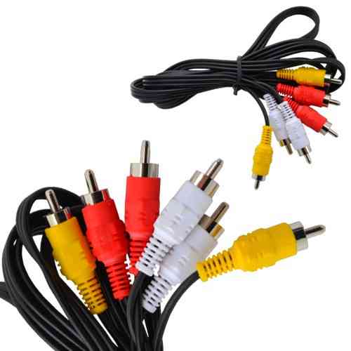 Шнур з'єднувальний, 3 RCA х 3 RCA (JAPAN), 1,8метра Полтава