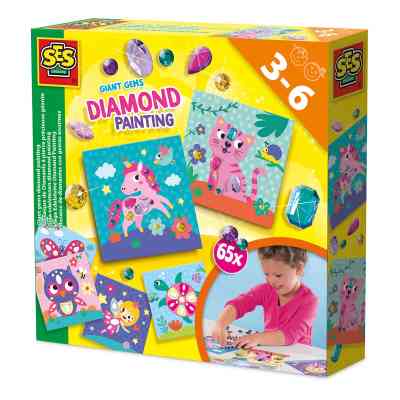 Набір для творчості Ses Creative з алмазною мозаїкою Велетенські кристали (14027S) Вінниця