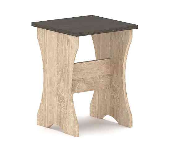 Табурет Наполеон (2 шт.) - Ривера трюфель + Дуб самоа Львов