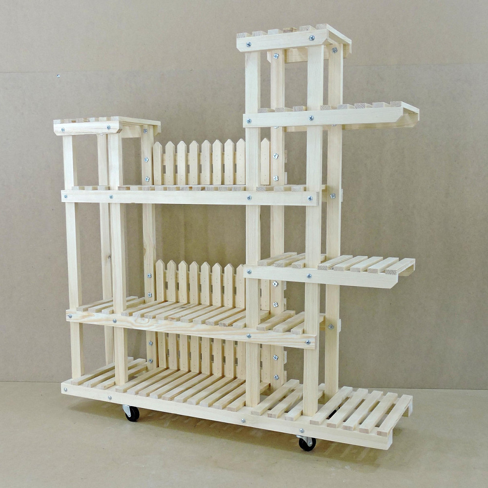 Підставка для квітів "Бемао" з коліщатками бланже Миколаїв - фото 1